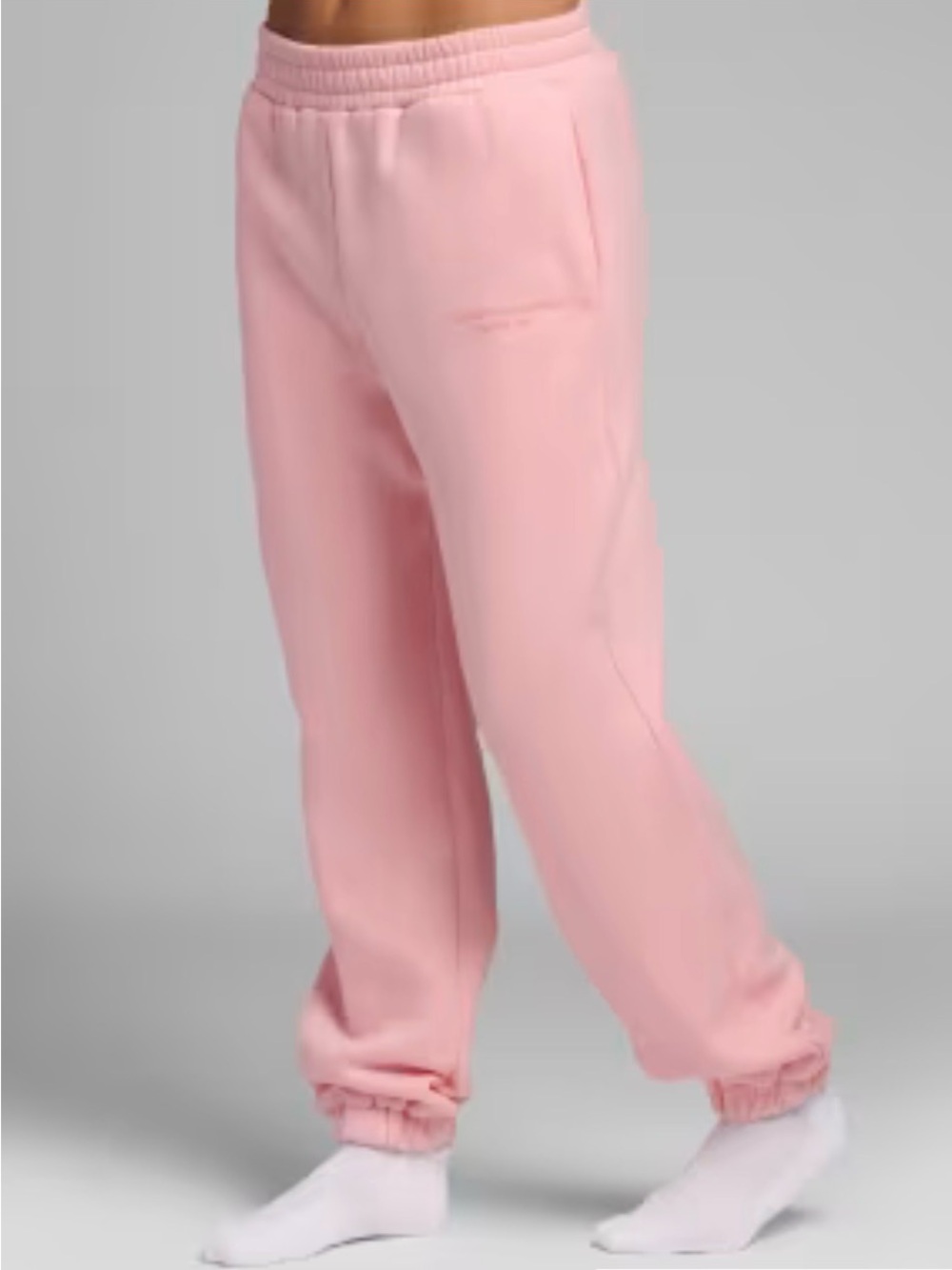 Comfrt minimalist sweatpants berry and pastel pink size large